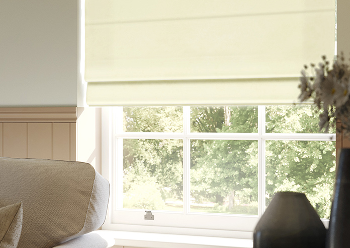 Odessa Velvet, Oyster - Roman Blind - Image 5